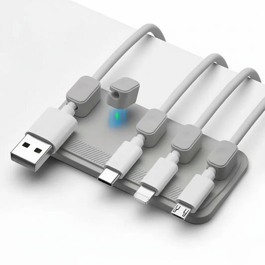 Magnetic Cable Clips — Home Office Desk Cord Holders - product photo