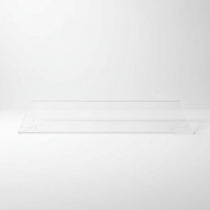 Clear Acrylic Keyboard Stand — Ergonomic Tilt for Desk Setups - alternate view