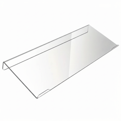 Clear Acrylic Keyboard Stand — Ergonomic Tilt for Desk Setups - alternate view