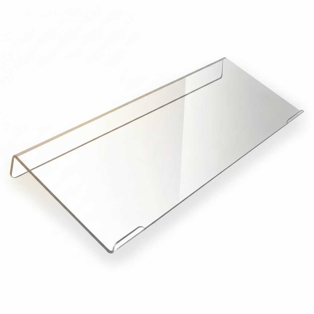 Clear Acrylic Keyboard Stand — Ergonomic Tilt for Desk Setups - product photo