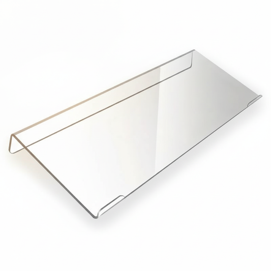 Clear Acrylic Keyboard Stand — Ergonomic Tilt for Desk Setups - product photo
