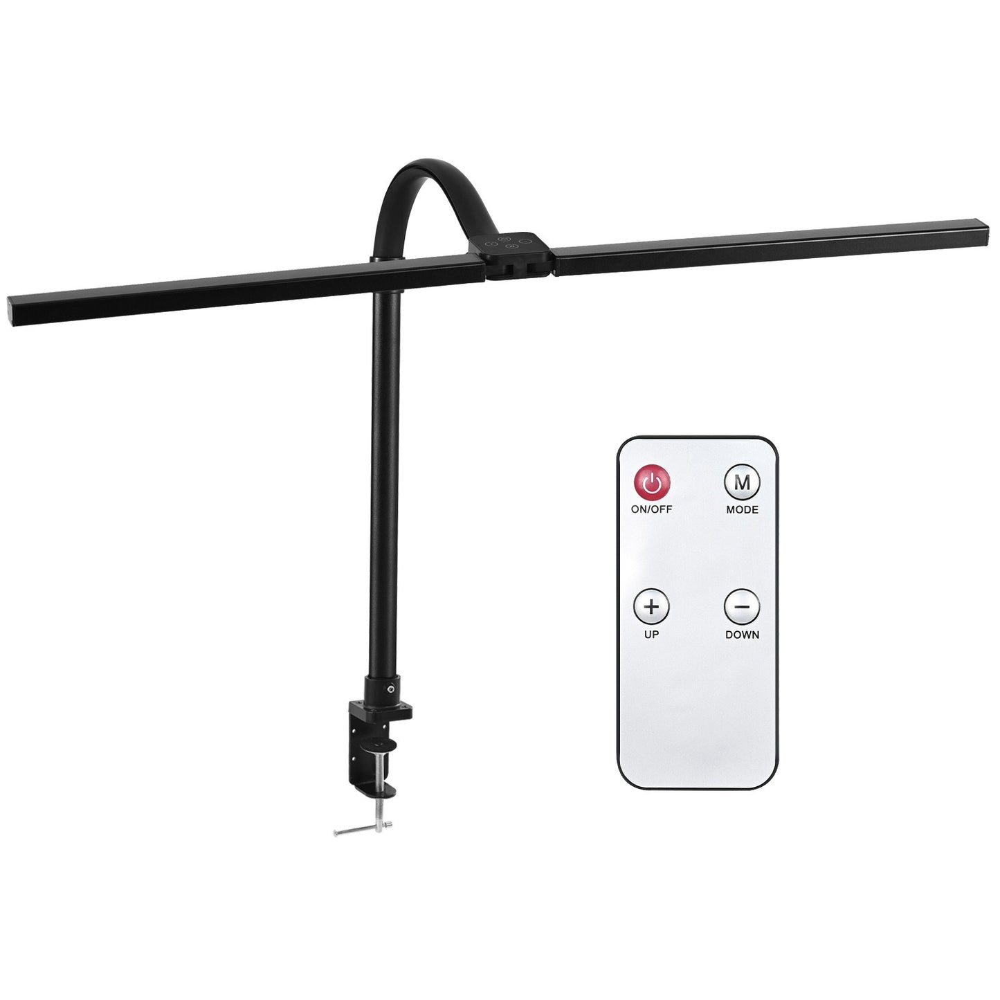 Dual-Head LED Desk Lamp — detail view for gaming desk setup