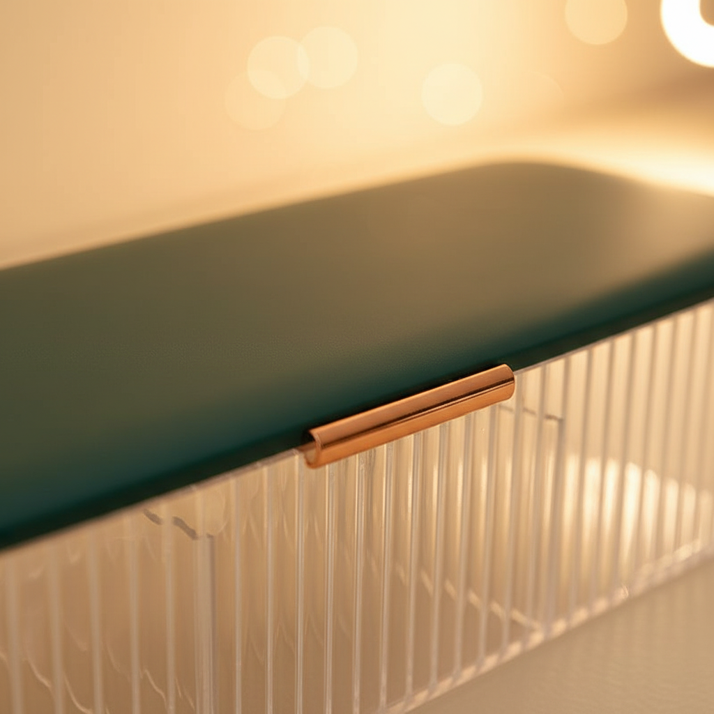 8-Compartment Cable Storage Box — Dustproof Desk Organizer - close-up