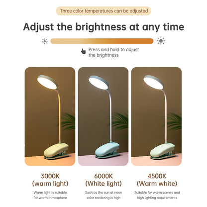 Rechargeable Clamp Desk Lamp — detail view for gaming desk setup