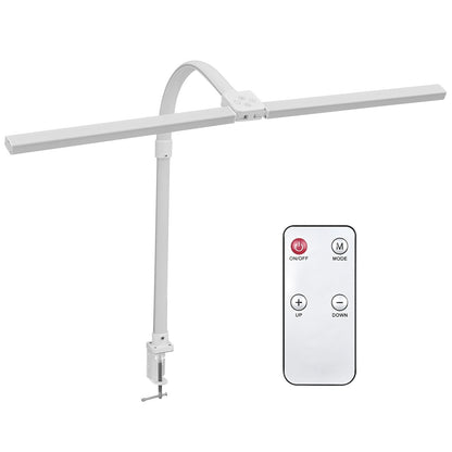 Dual-Head LED Desk Lamp for a gaming desk setup — product front view