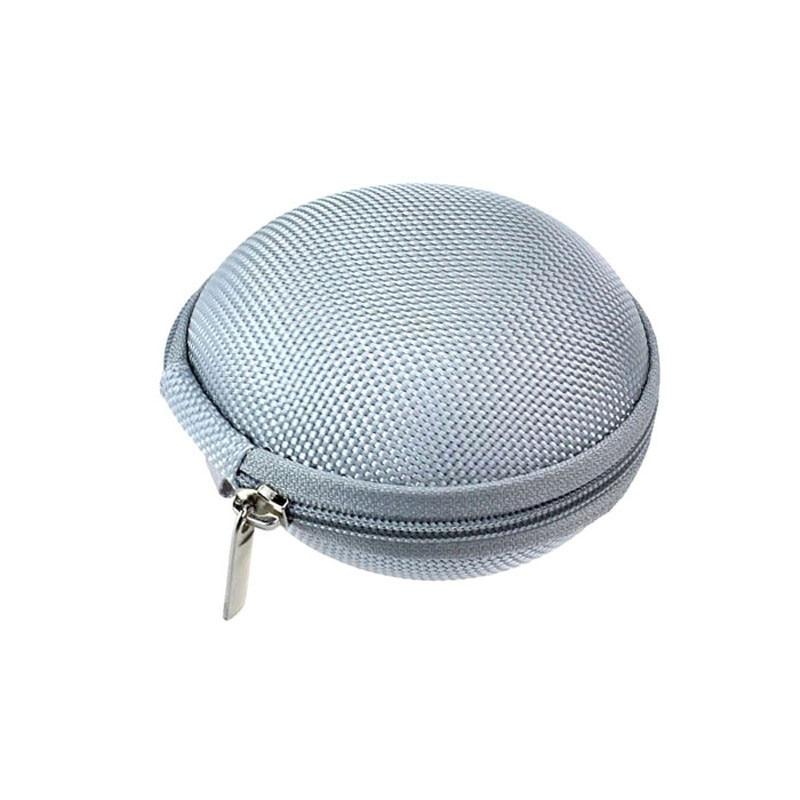 Mini Hard-Shell Cable & Earbud Case - grey