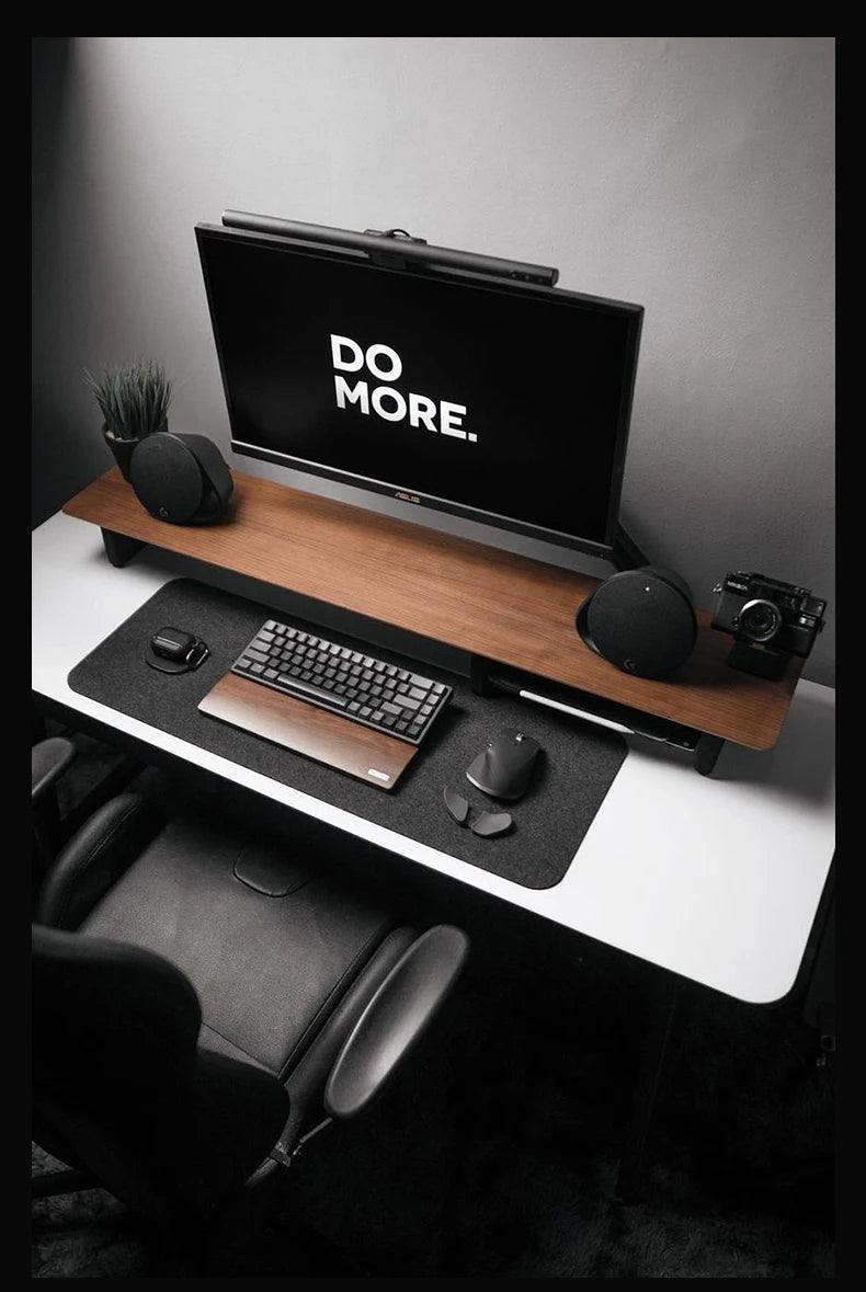 Black Walnut Monitor Stand - dimensions