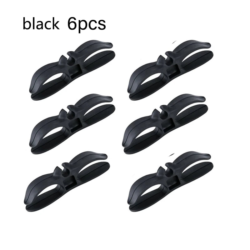Appliance Cord Organizer - Black (6 Pieces)