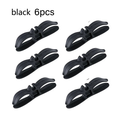 Appliance Cord Organizer - Black (6 Pieces)