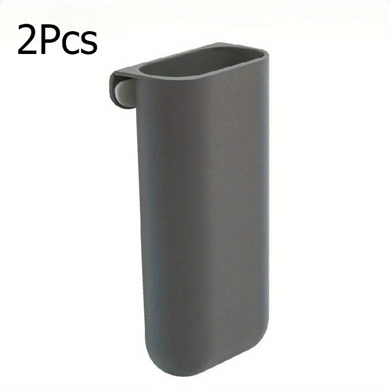 Clip-On Desk Pen Holder - Black (2 Pieces)