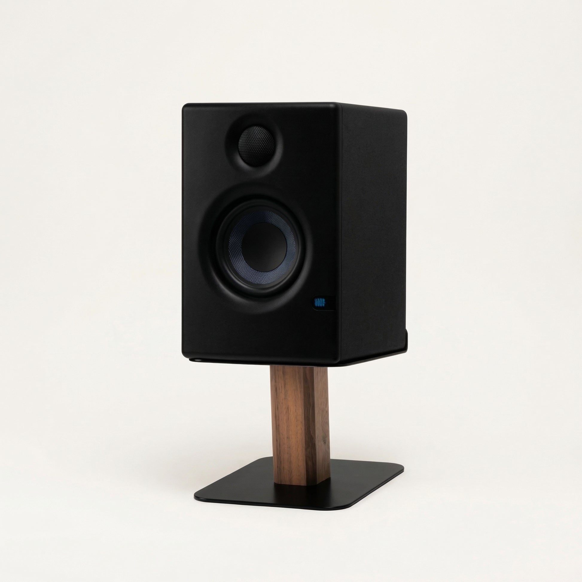 Black Walnut Desktop Speaker Stands studio image