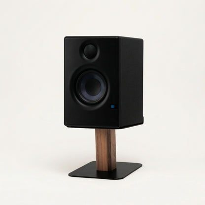 Black Walnut Desktop Speaker Stands studio image
