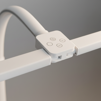 Dual-Head LED Desk Lamp — Wide Coverage for Desk Setup - close-up