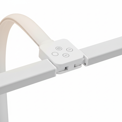 Dual-Head LED Desk Lamp — Wide Coverage for Desk Setup - material detail