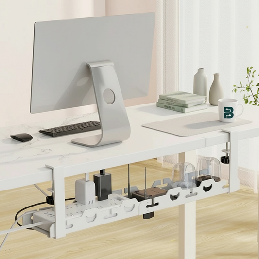 Extendable Under Desk Cable Tray lifestyle image 1