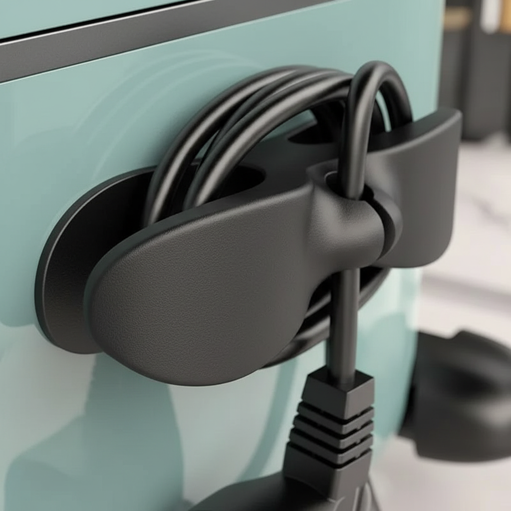 Appliance Cord Organizer — Kitchen & Desk Cable Wrap - material detail