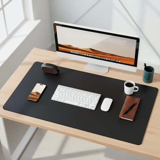 Vegan Leather Desk Pad Protector lifestyle image 1