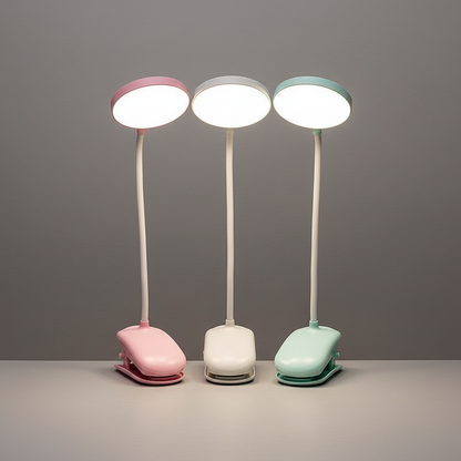 Rechargeable Clamp Desk Lamp — Portable Light for Desk Setup - alternate view