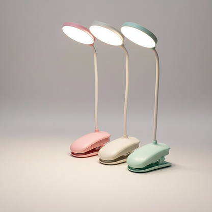 Rechargeable Clamp Desk Lamp — Portable Light for Desk Setup - product photo