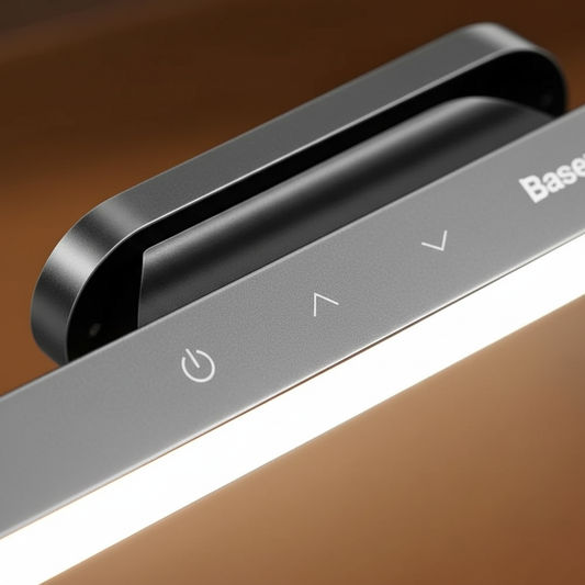 Magnetic LED Desk Lamp — Rechargeable Hanging Light for Setup - material detail