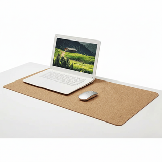 Natural Cork Desk Mat — XXL Home Office & Desk Pad